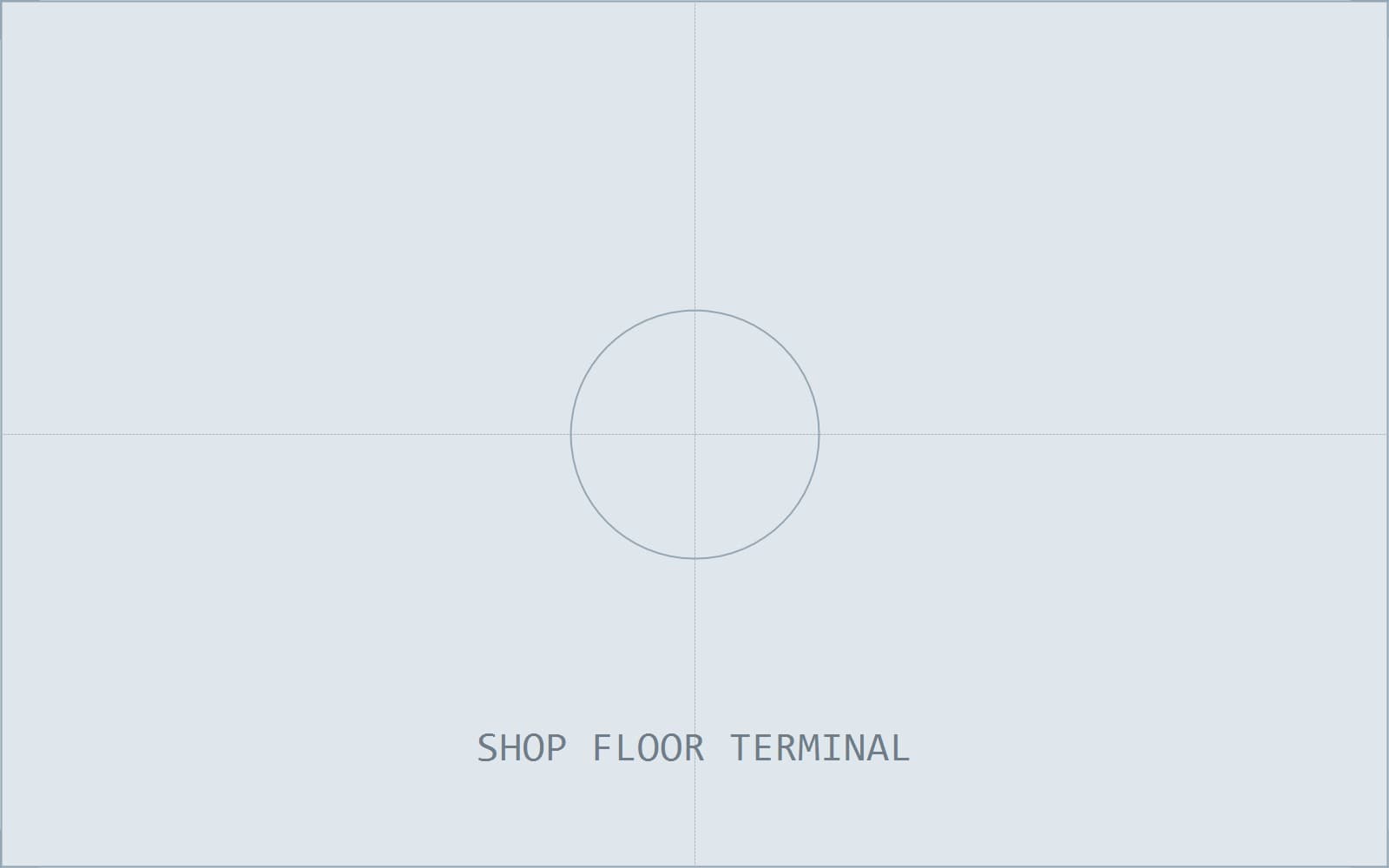 Shop-floor terminal mounted beside a casting line showing the current order, live unit count, scrap entries by reason code, and an offline indicator confirming seventy-two hours of local buffering.